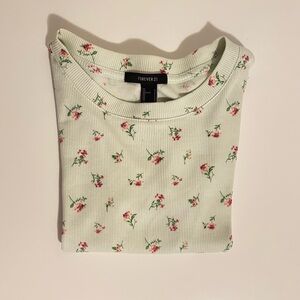 Pastel Green Forever 21 Crop Top